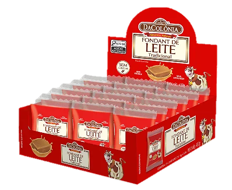 Fondant de Leite Tradicional 18g