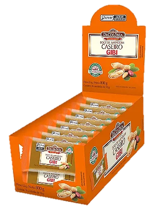 Doce Amendoim Caseiro Gibi 50g