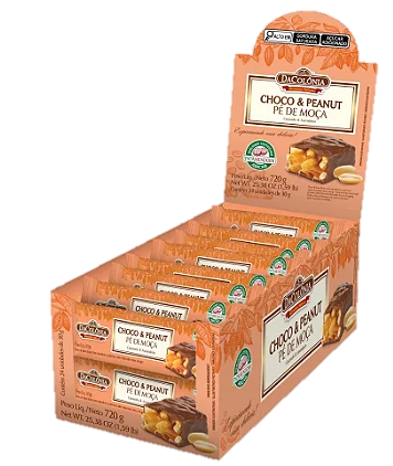 Choco Moça Peanut Meio Amargo 30g