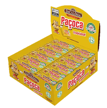 Paçoca Retangular Tradicional 18g