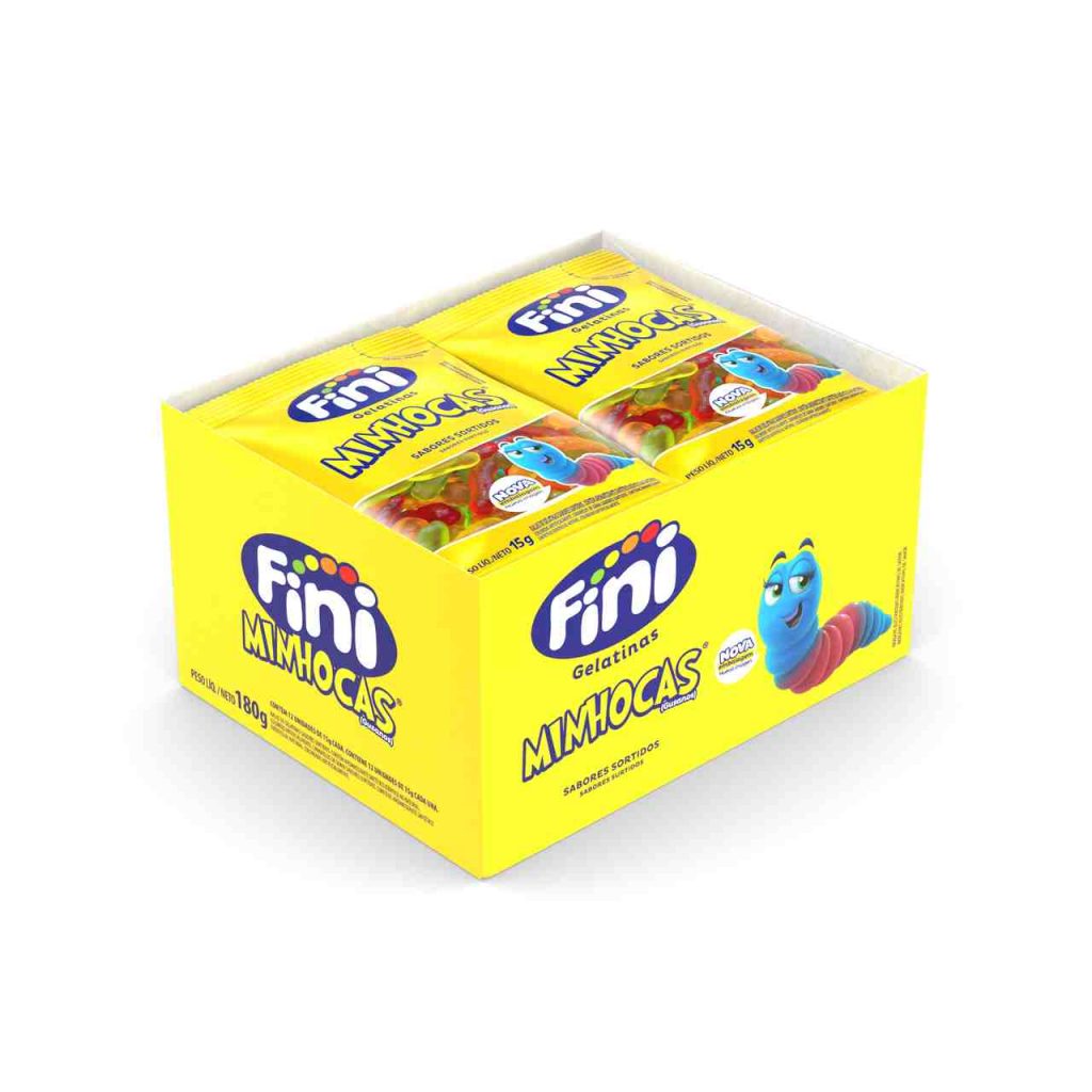 Mini Minhocas Brilho 15g