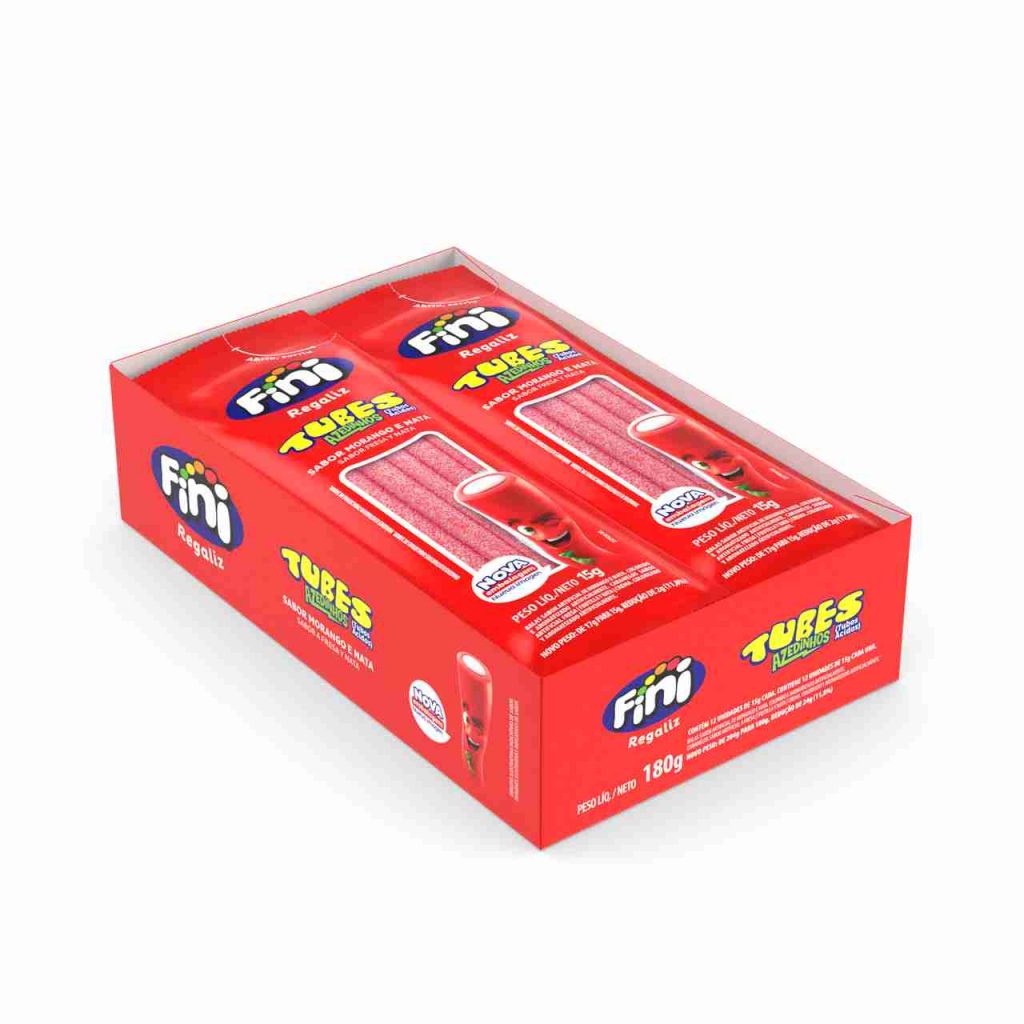 Tubes Morango Azedinho 15g